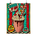 Milkshake Slide Clown Wall Art Poster 18×24 Pop Art Living Room Decor Maximalist Print