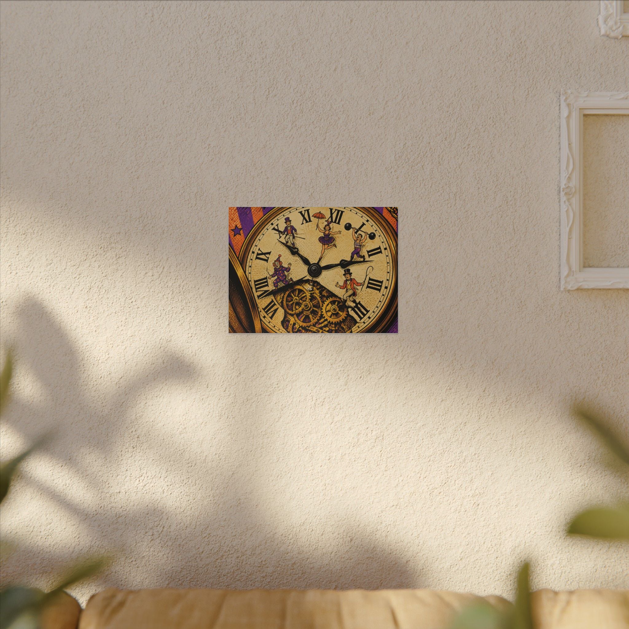Pocket Watch Performers Wall Art Canvas 16×20 Pop Art Living Room Decor Maximalist Print