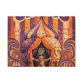 Ice Cream Cone Circus Tent Wall Art Canvas 16×20 Psychedelic Cafe Decor Maximalist Print