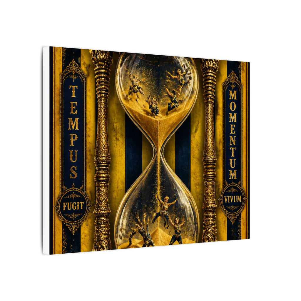 Hourglass Acrobats Wall Art Canvas 16×20 Baroque Home Office Decor Maximalist Print