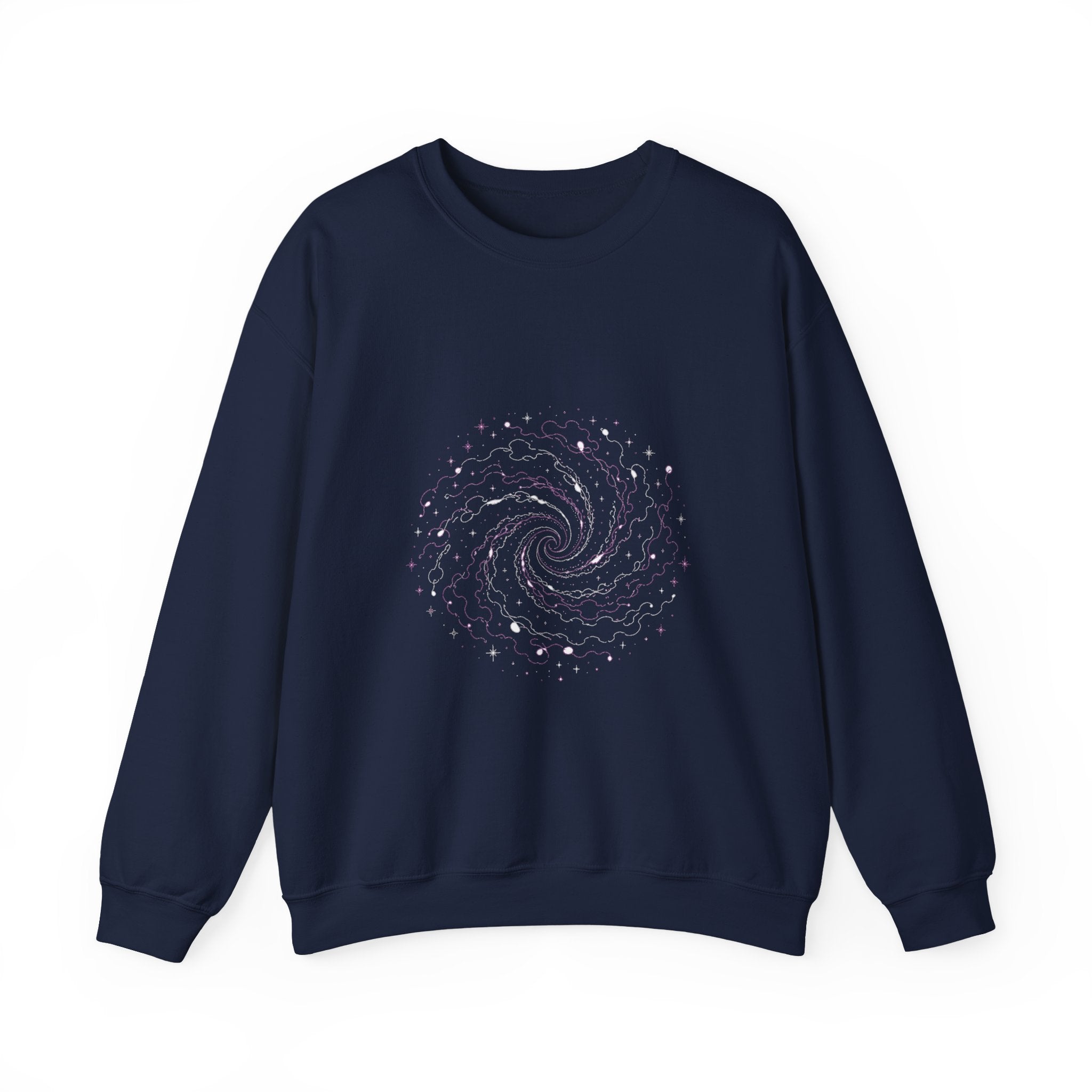 Matching Couple Sweatshirt - Galaxy & Supernova Matching Couple Comfort Colors Crew Minimalist Art His Hers Christmas Gift - Design A