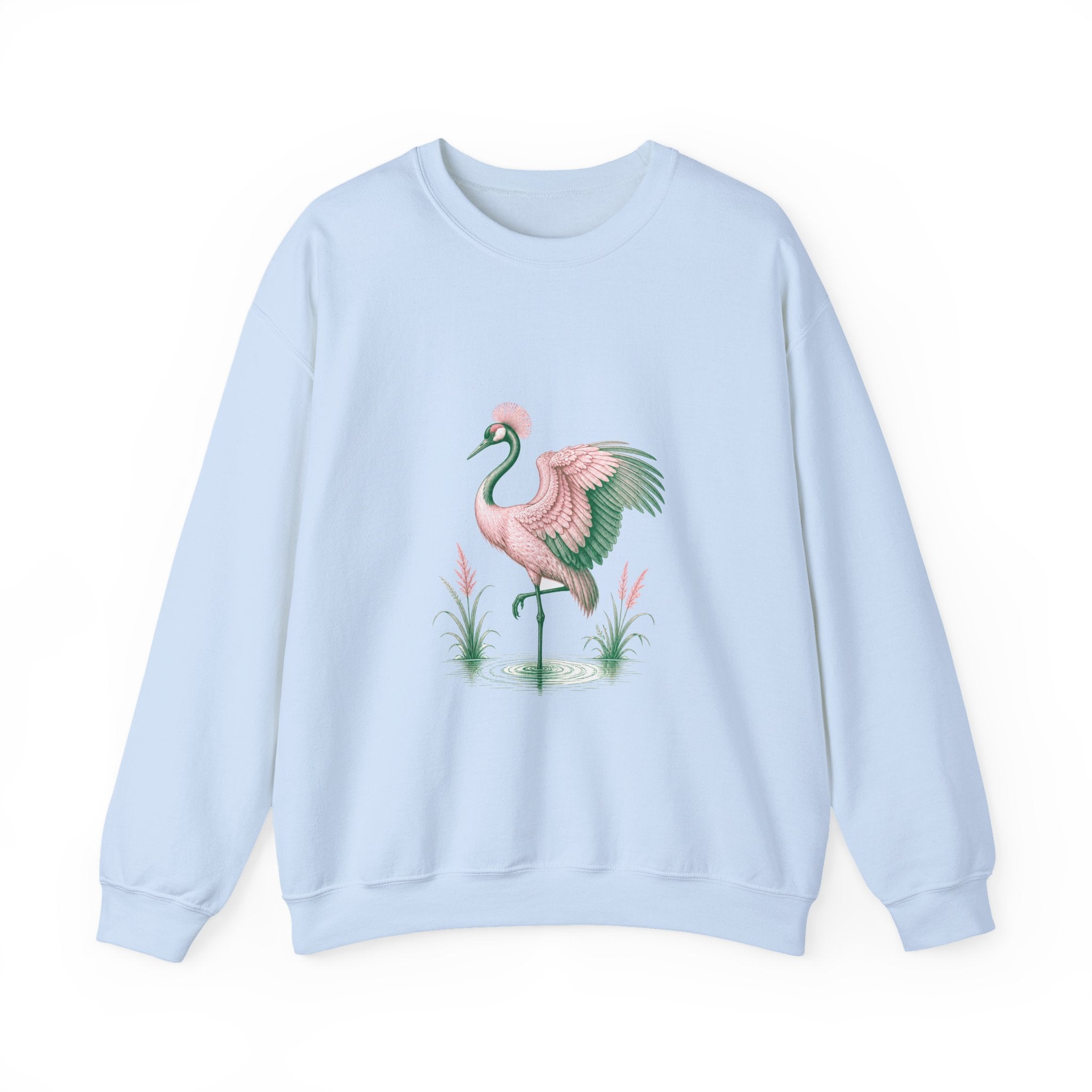 Matching Couple Sweatshirt - Tiger & Crane Matching Couple Comfort Colors Crew Vintage Art His Hers Honeymoon Gift - Design B