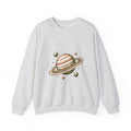 Matching Couple Sweatshirt - Saturn & Jupiter Matching Couple Comfort Colors Crew Hand-Drawn Art His Hers Anniversary Gift - Design A