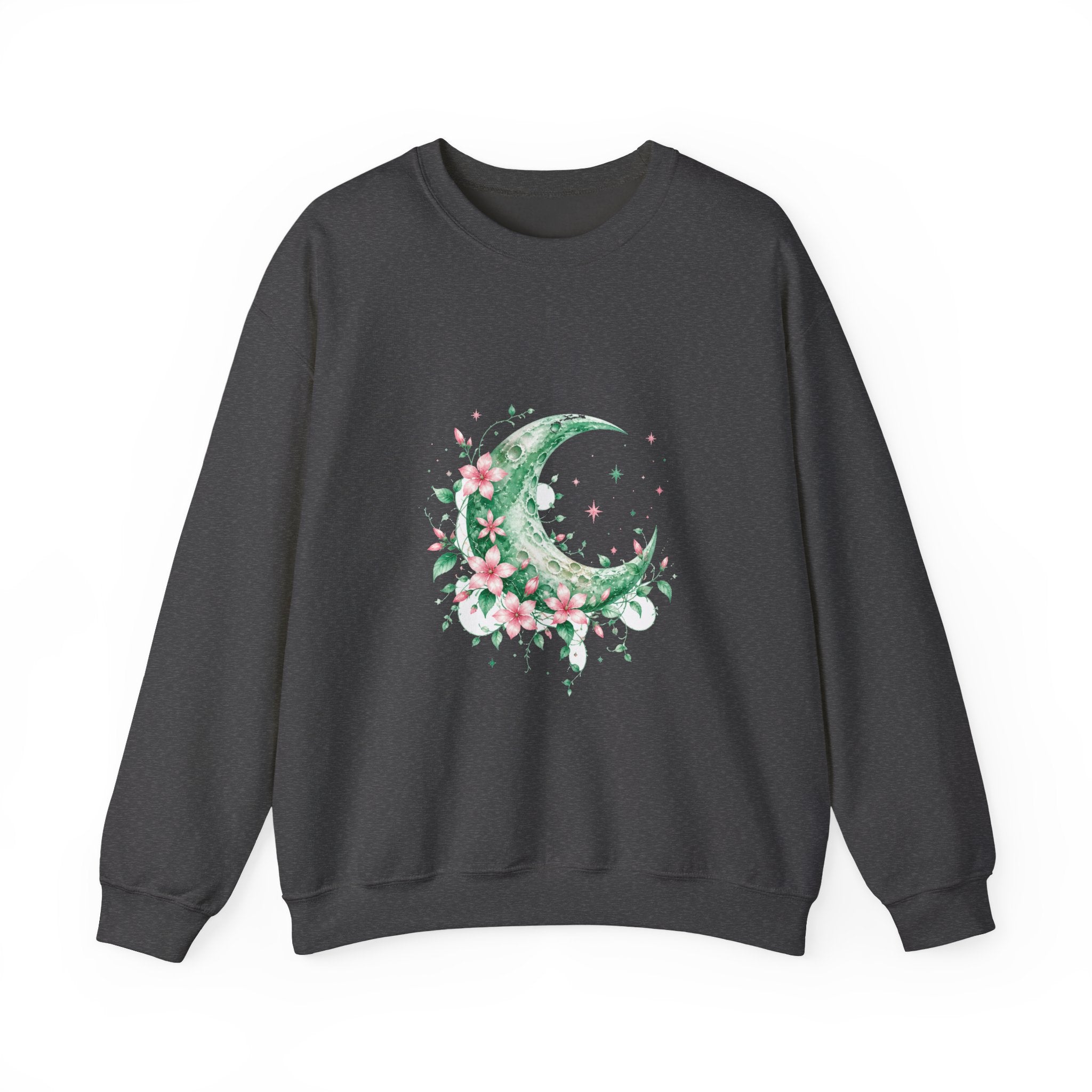 Matching Couple Sweatshirt - Sun & Moon Matching Couple Premium Fleece Sweatshirt Watercolor Art His Hers Birthday Gift - Design A