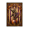 Elephant on Ball Wall Art Poster 18×24 Baroque Home Office Decor Maximalist Print