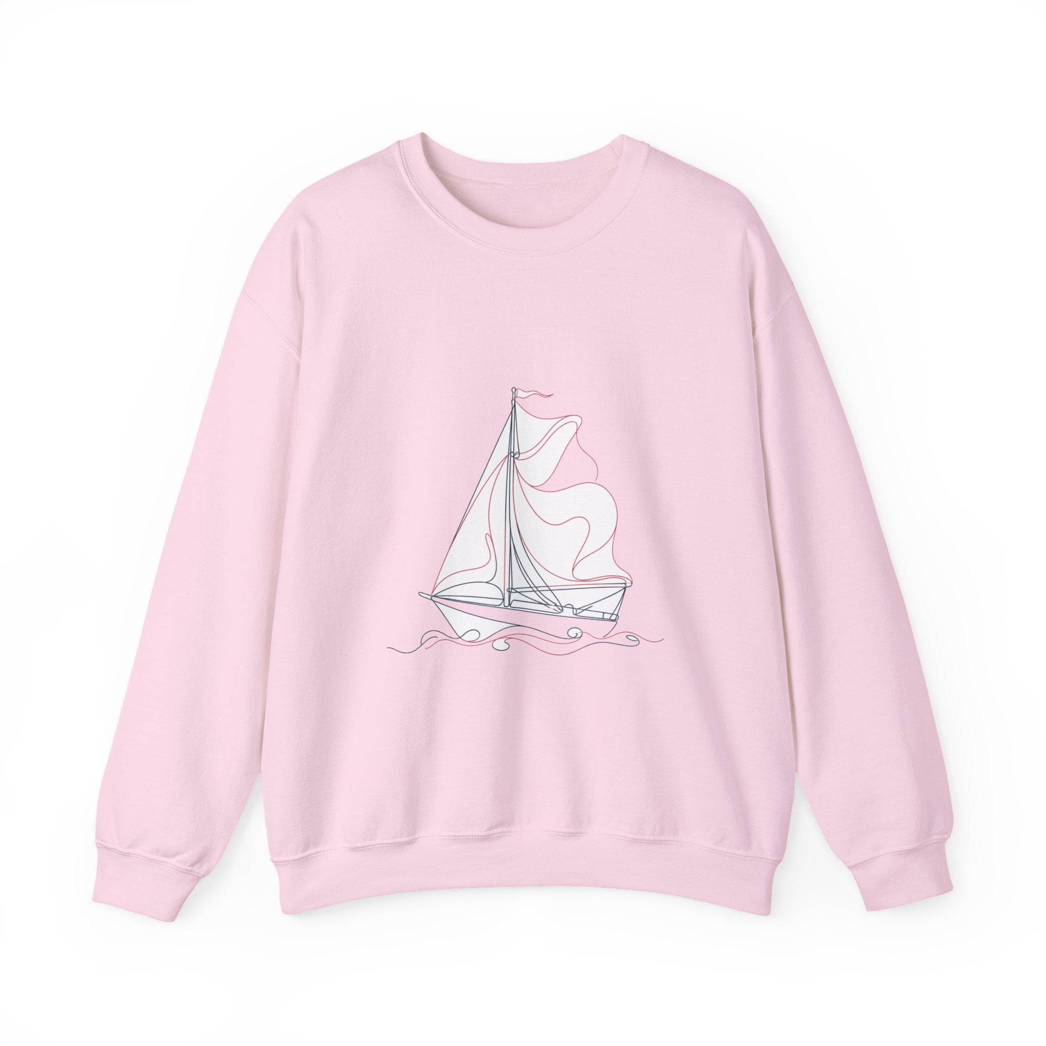 Matching Couple Sweatshirt - Anchor & Sail Matching Couple Premium Fleece Sweatshirt Minimalist Art His Hers Christmas Gift - Design B