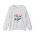 Matching Couple Sweatshirt - Butterfly & Moth Matching Couple Crewneck Sweatshirt Watercolor Art His Hers Engagement Gift - Design B