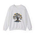 Matching Couple Sweatshirt - Ancient Oak & Deep Roots Matching Couple Premium Fleece Sweatshirt Watercolor Art His Hers Birthday Gift - Design A