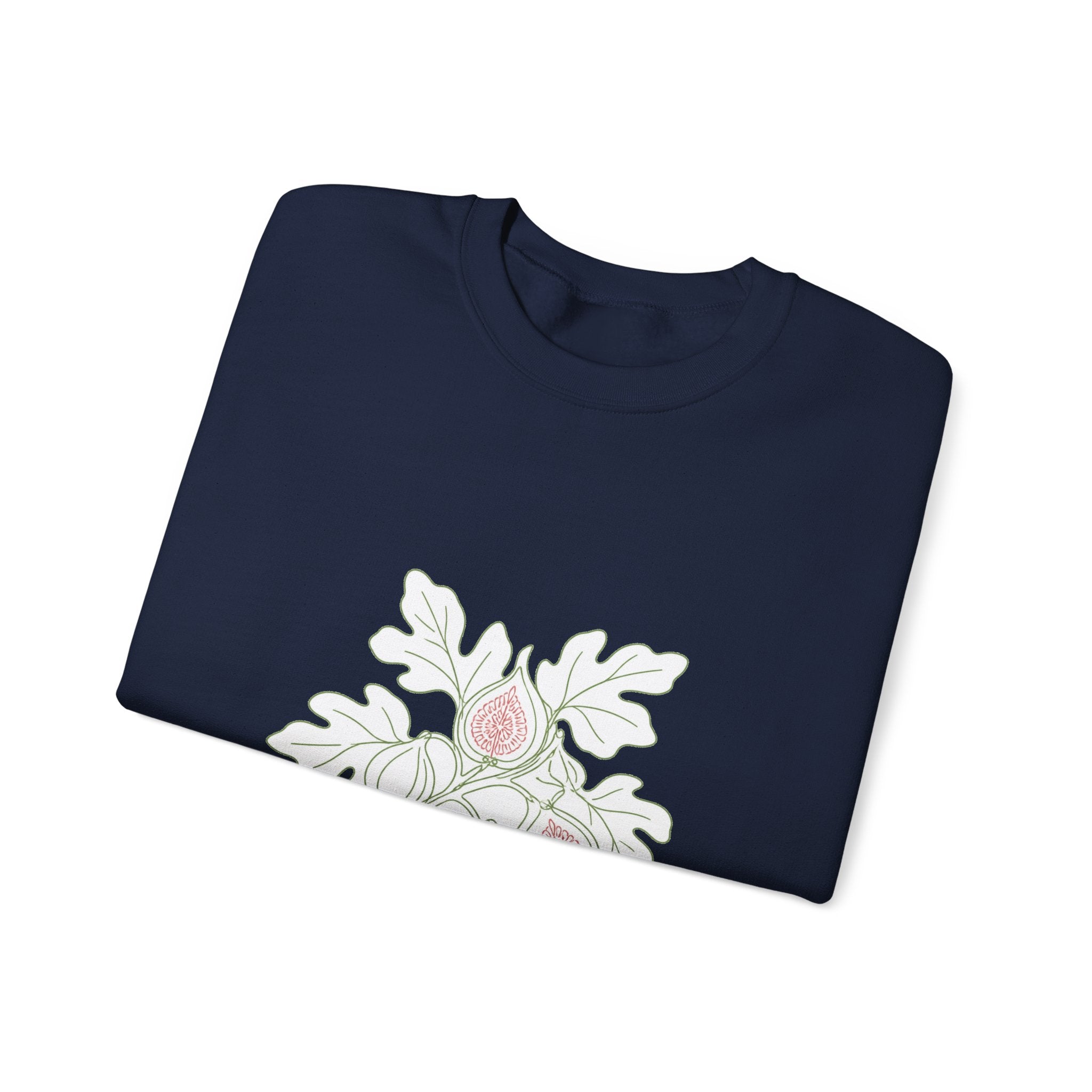 Matching Couple Sweatshirt - Olive Branch & Fig Matching Couple Comfort Colors Crew Minimalist Art His Hers Christmas Gift - Design B