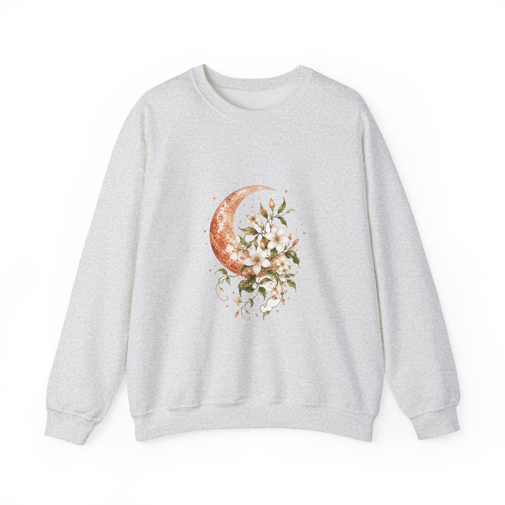 Matching Couple Sweatshirt - Sun & Moon Matching Couple Comfort Colors Crew Watercolor Art His Hers Birthday Gift - Design A