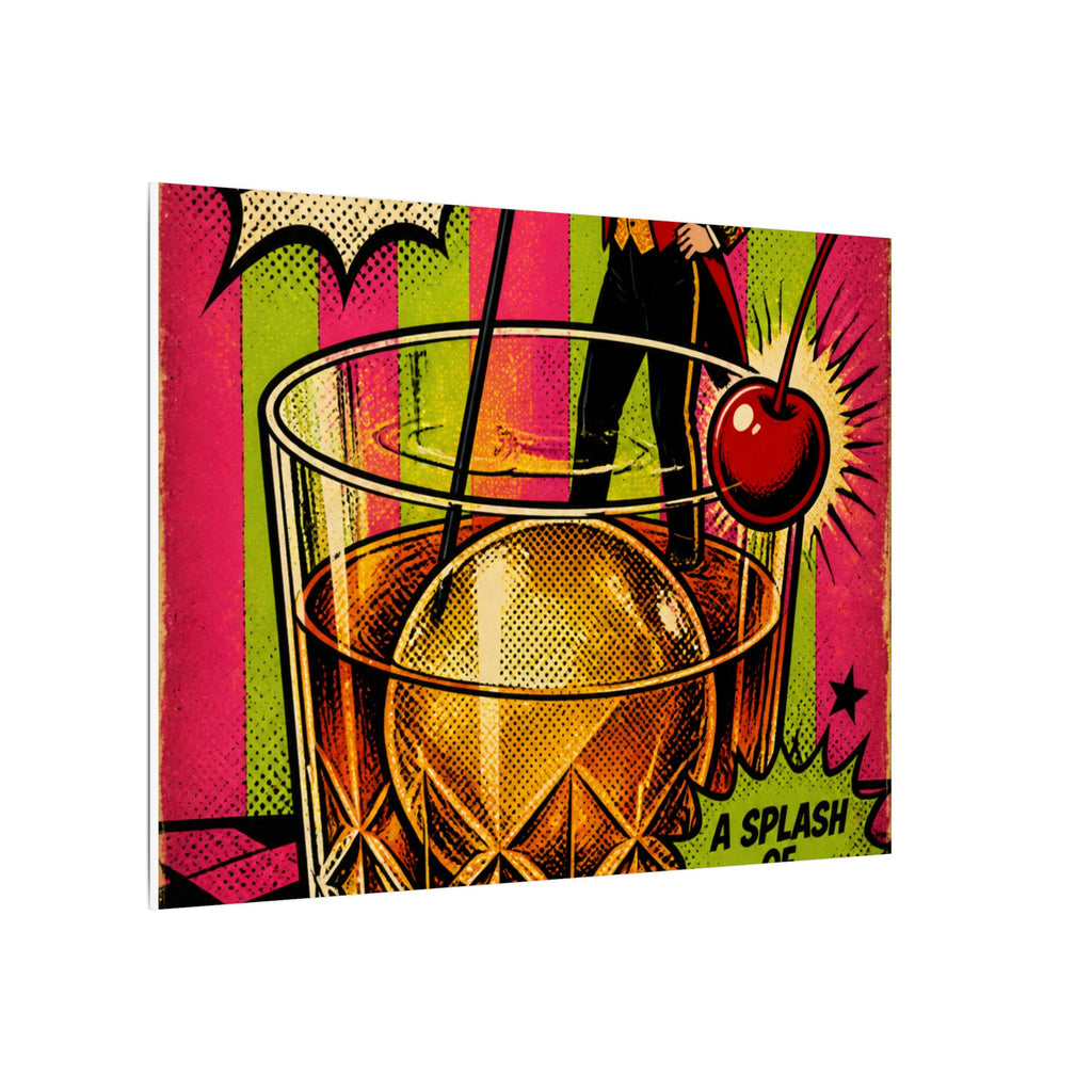 Old Fashioned Ringmaster Wall Art Canvas 24×36 Pop Art Restaurant Decor Maximalist Print