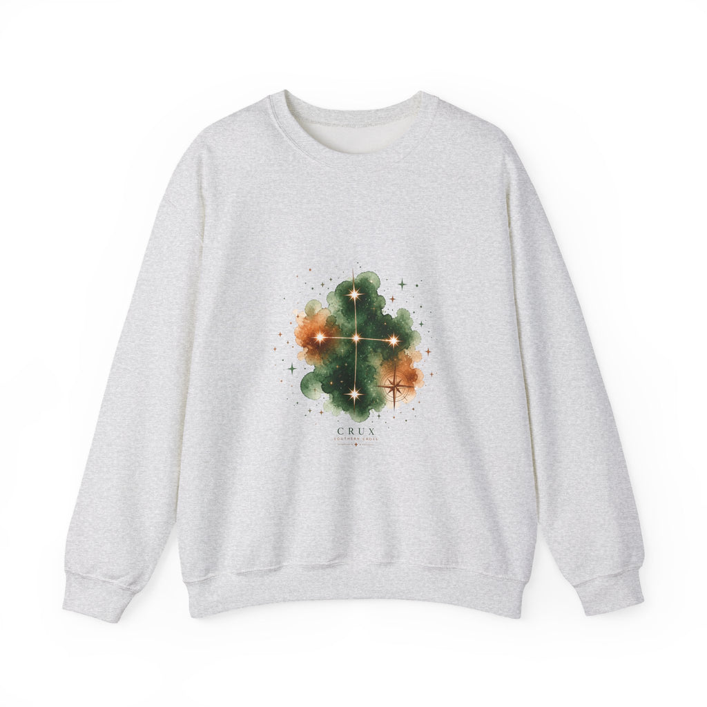 Matching Couple Sweatshirt - Aurora & Southern Cross Matching Couple Premium Fleece Sweatshirt Watercolor Art His Hers Birthday Gift - Design B