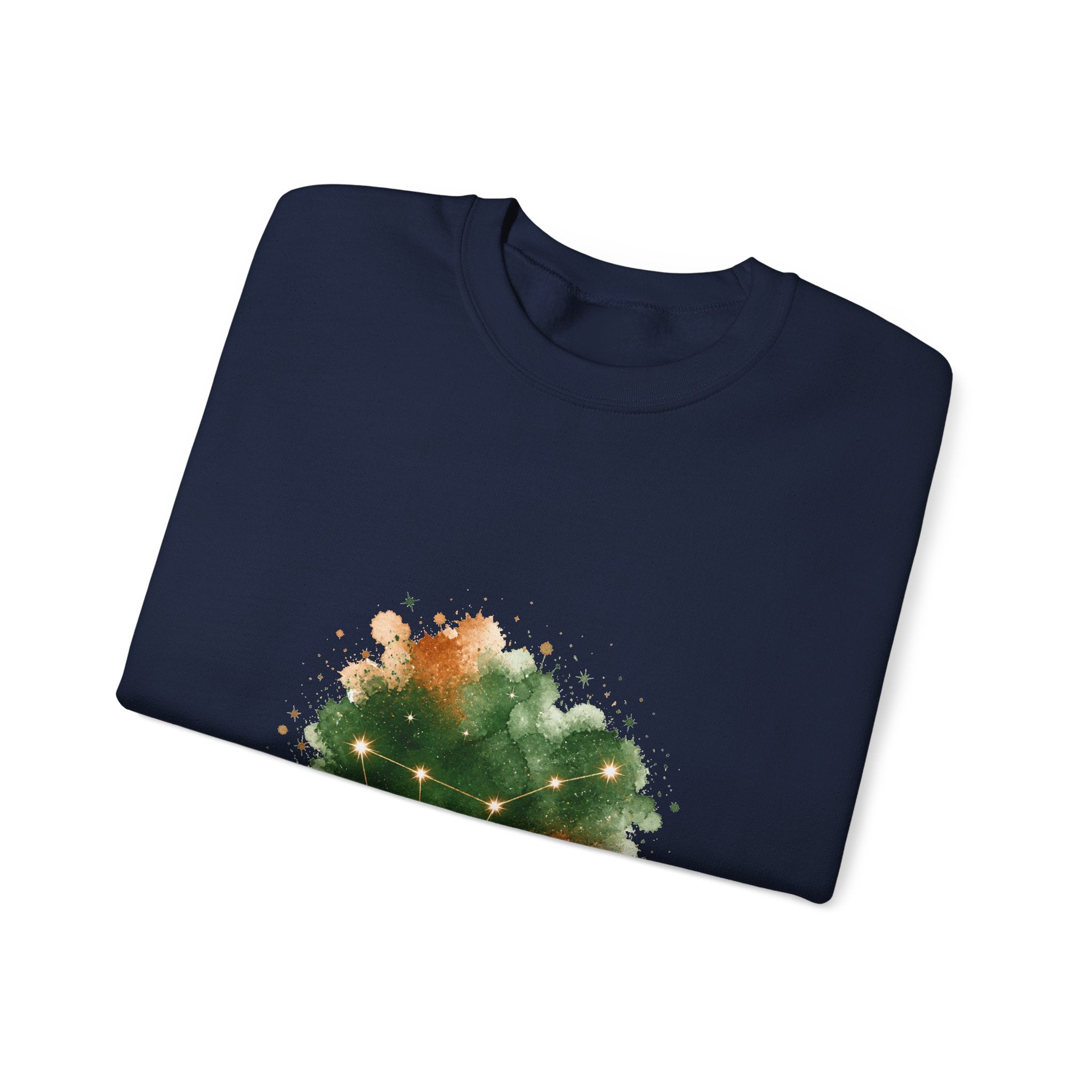 Matching Couple Sweatshirt - Big & Little Dipper Matching Couple Crewneck Sweatshirt Watercolor Art His Hers Engagement Gift - Design A