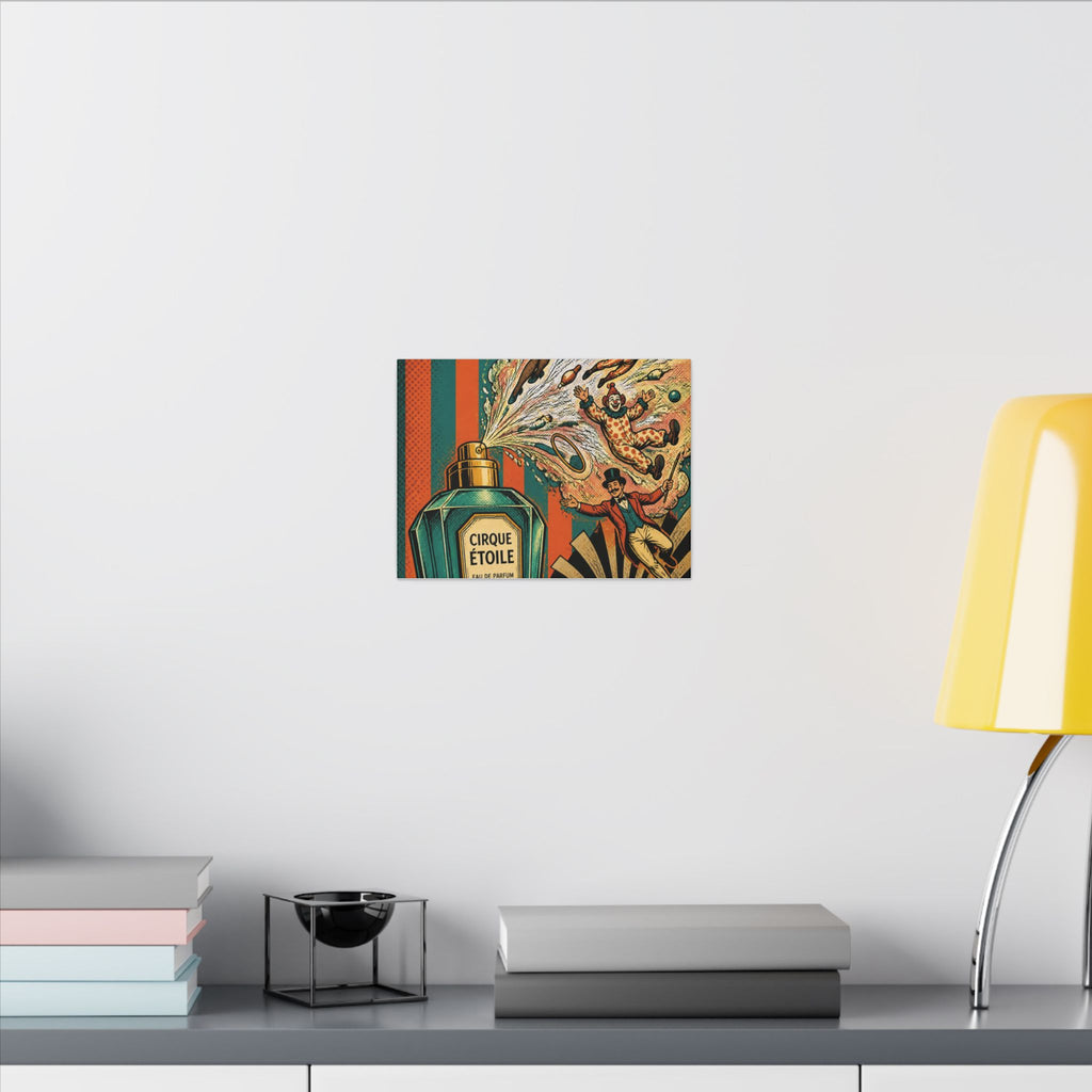 Perfume Bottle Fountain Wall Art Canvas 16×20 Pop Art Living Room Decor Maximalist Print