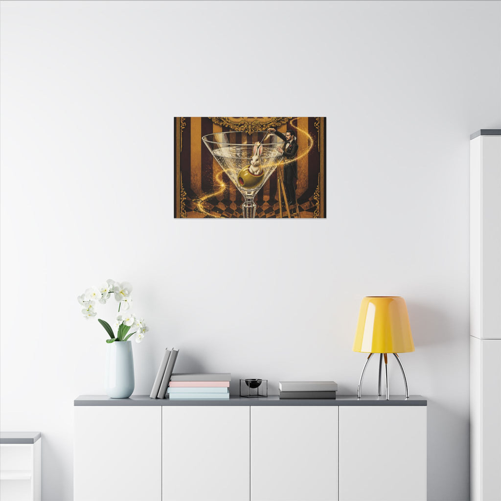 Martini Magician Wall Art Canvas 16×20 Baroque Home Office Decor Maximalist Print