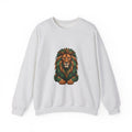Matching Couple Sweatshirt - Lion & Lamb Matching Couple Comfort Colors Crew Geometric Art His Hers Love Gift - Design A
