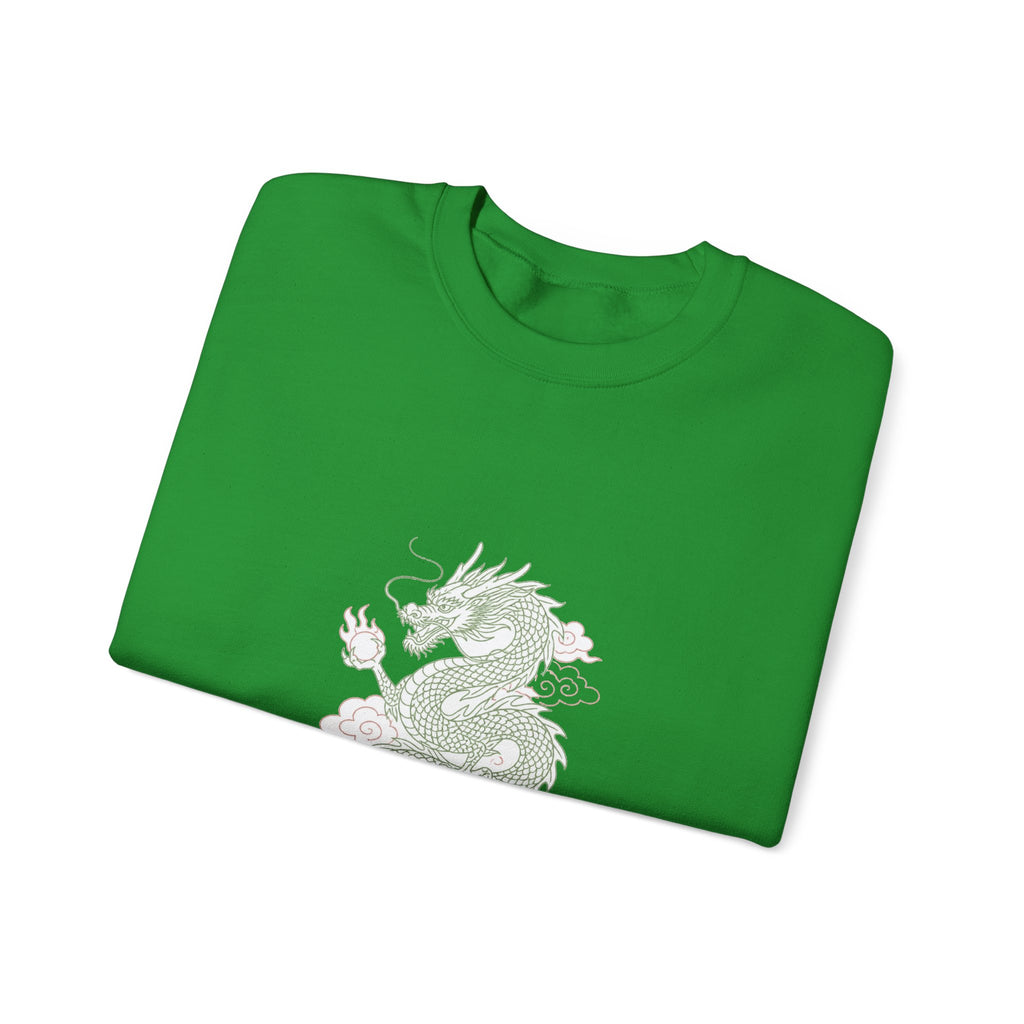 Matching Couple Sweatshirt - Dragon & Phoenix Matching Couple Premium Fleece Sweatshirt Minimalist Art His Hers Christmas Gift - Design A