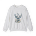 Matching Couple Sweatshirt - Dragon & Phoenix Matching Couple Crewneck Sweatshirt Vintage Art His Hers Wedding Gift - Design B
