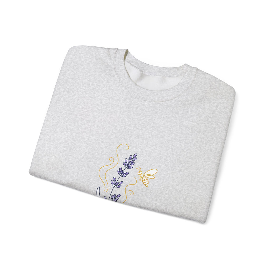 Matching Couple Sweatshirt - Lavender & Thistle Matching Couple Comfort Colors Crew Minimalist Art His Hers Christmas Gift - Design A