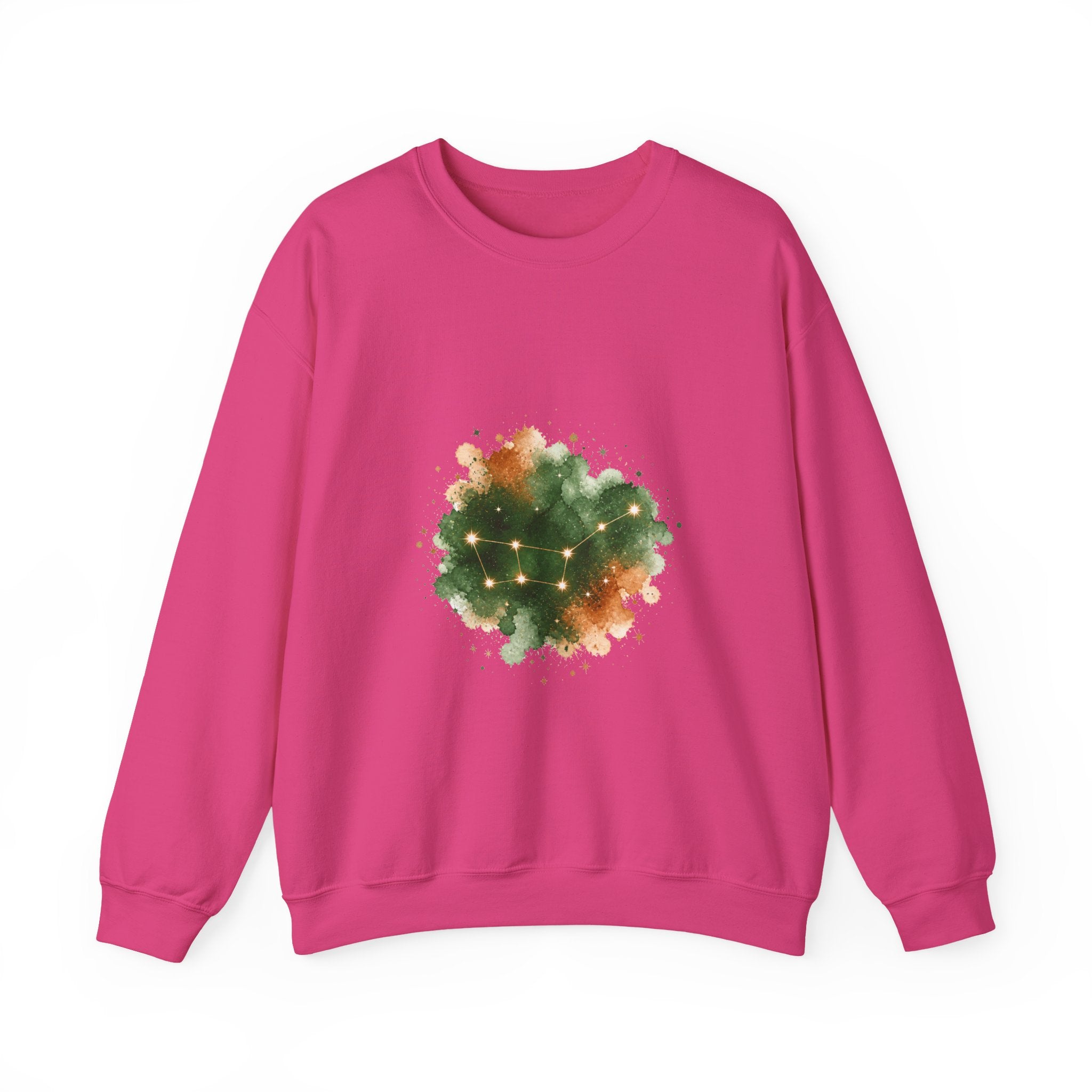 Matching Couple Sweatshirt - Big & Little Dipper Matching Couple Crewneck Sweatshirt Watercolor Art His Hers Engagement Gift - Design A