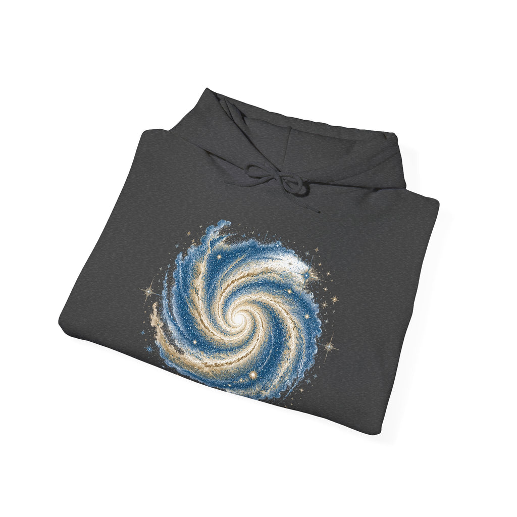 Matching Couple Sweatshirt - Galaxy & Supernova Matching Couple Hooded Sweatshirt Vintage Art His Hers Wedding Gift - Design A