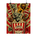 Popcorn Box Animals Wall Art Poster 18×24 Pop Art Living Room Decor Maximalist Print
