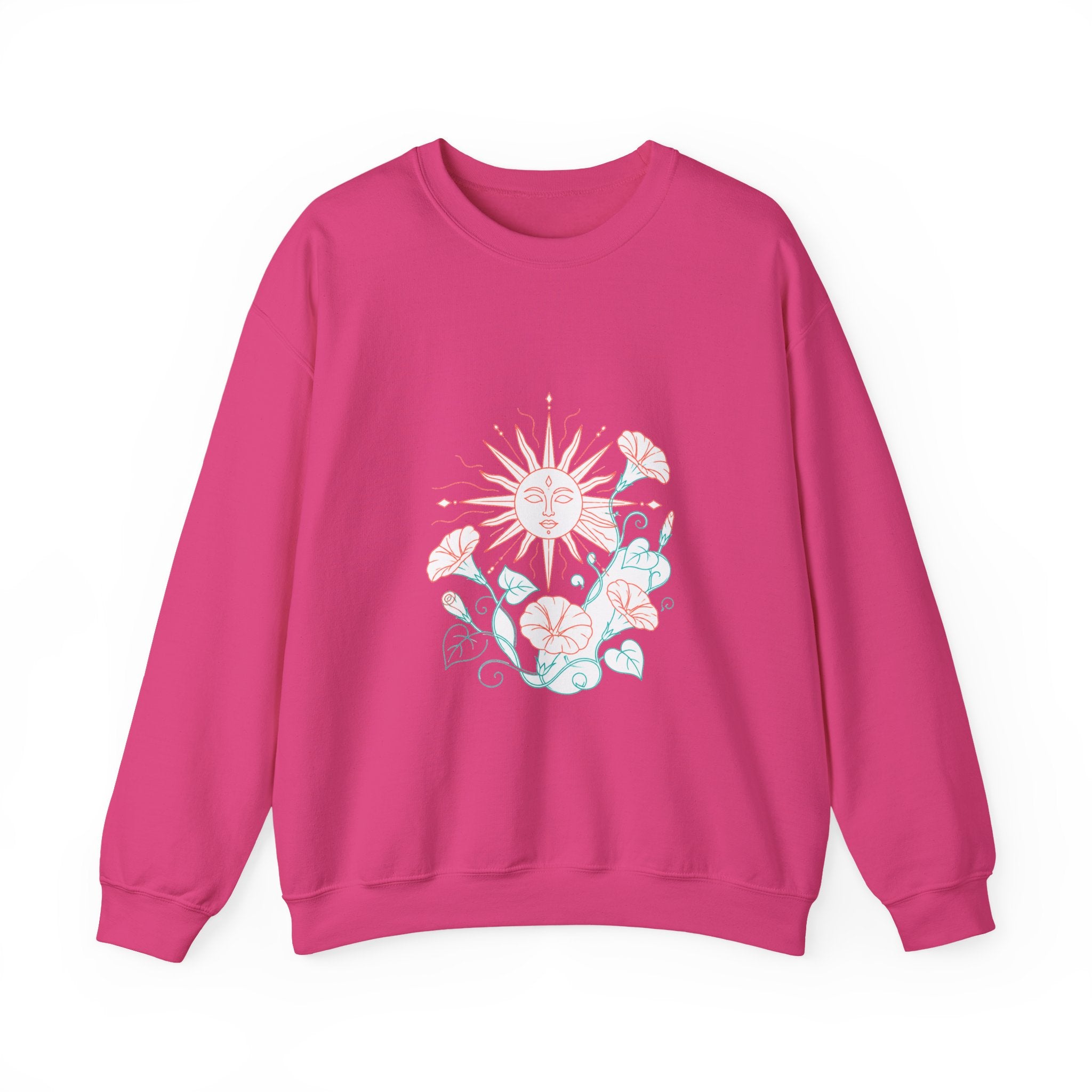 Matching Couple Sweatshirt - Sun & Moon Matching Couple Premium Fleece Sweatshirt Minimalist Art His Hers Christmas Gift - Design B