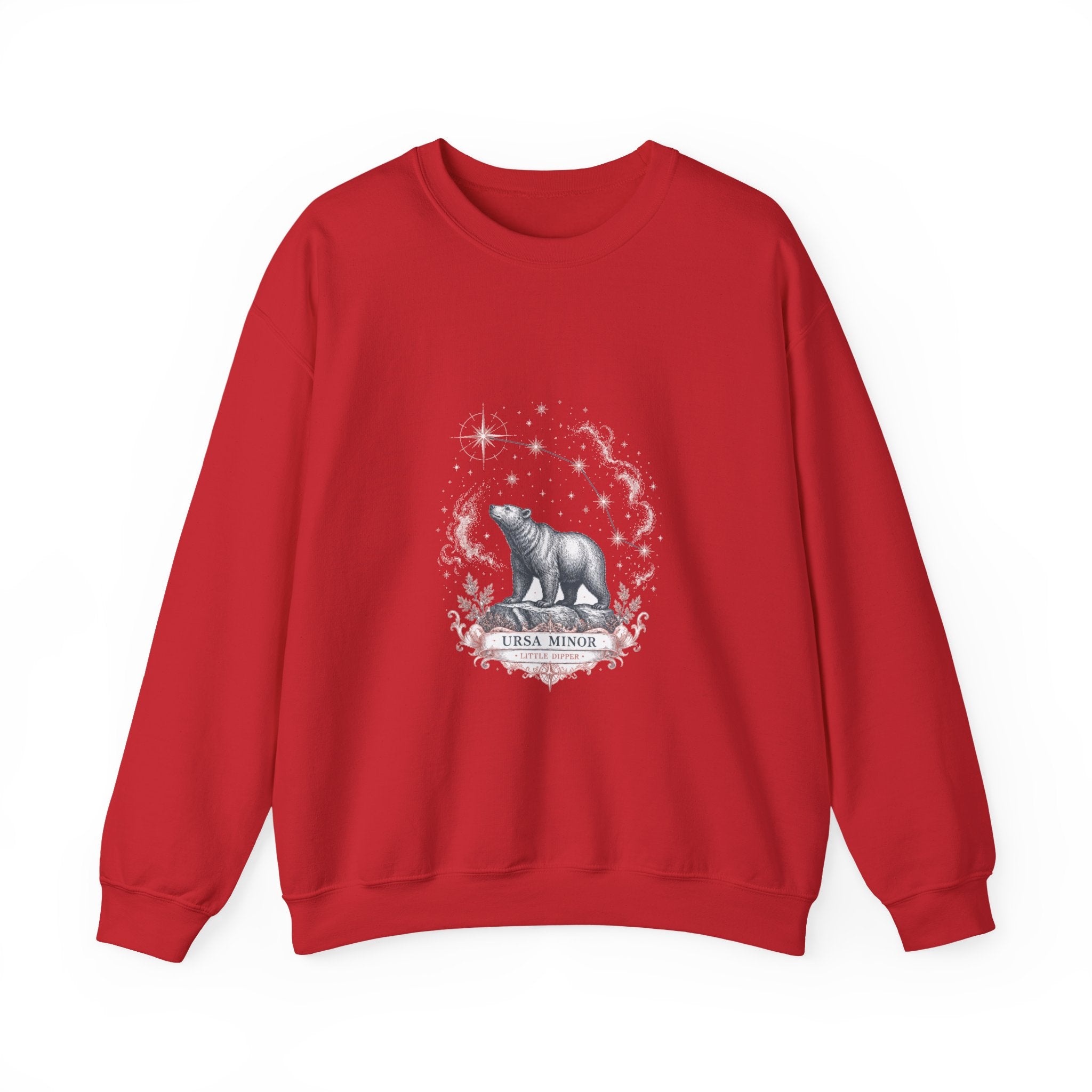 Matching Couple Sweatshirt - Big & Little Dipper Matching Couple Premium Fleece Sweatshirt Vintage Art His Hers Honeymoon Gift - Design B
