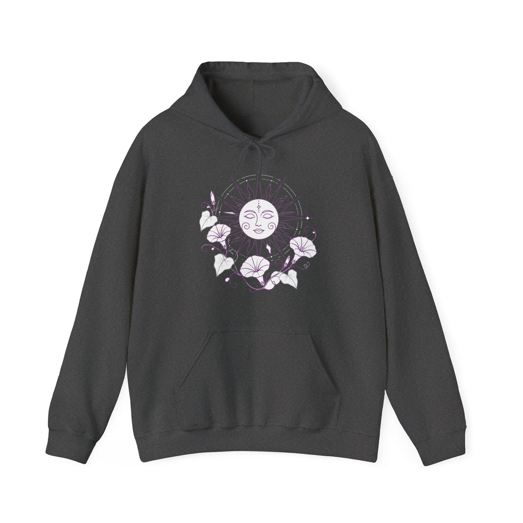 Matching Couple Sweatshirt - Sun & Moon Matching Couple Hooded Sweatshirt Minimalist Art His Hers Valentine Gift - Design B