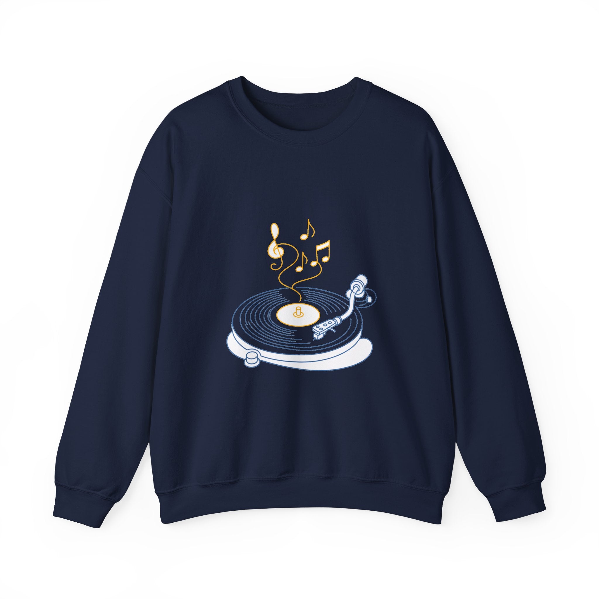 Matching Couple Sweatshirt - Vinyl & Cassette Matching Couple Premium Fleece Sweatshirt Minimalist Art His Hers Christmas Gift - Design A