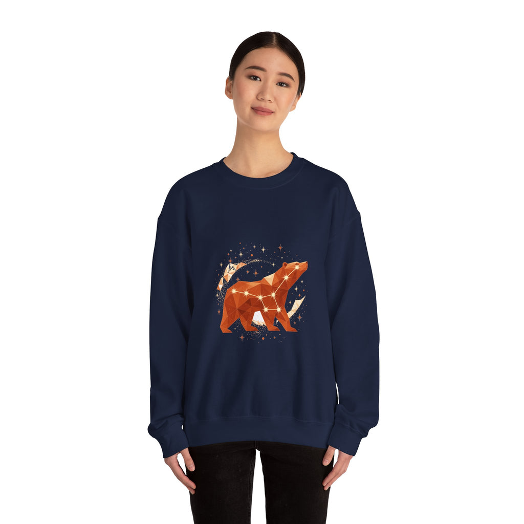 Matching Couple Sweatshirt - Big & Little Dipper Matching Couple Crewneck Sweatshirt Geometric Art His Hers Couple Gift - Design A