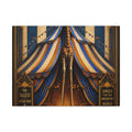 Giraffe on Stilts Wall Art Canvas 16×20 Art Deco Entryway Decor Maximalist Print