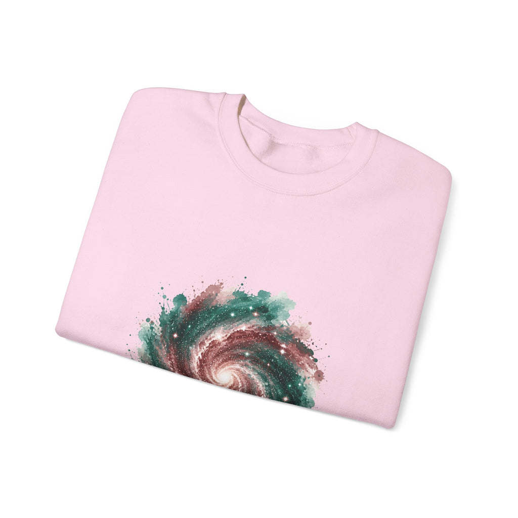 Matching Couple Sweatshirt - Galaxy & Supernova Matching Couple Comfort Colors Crew Watercolor Art His Hers Birthday Gift - Design A