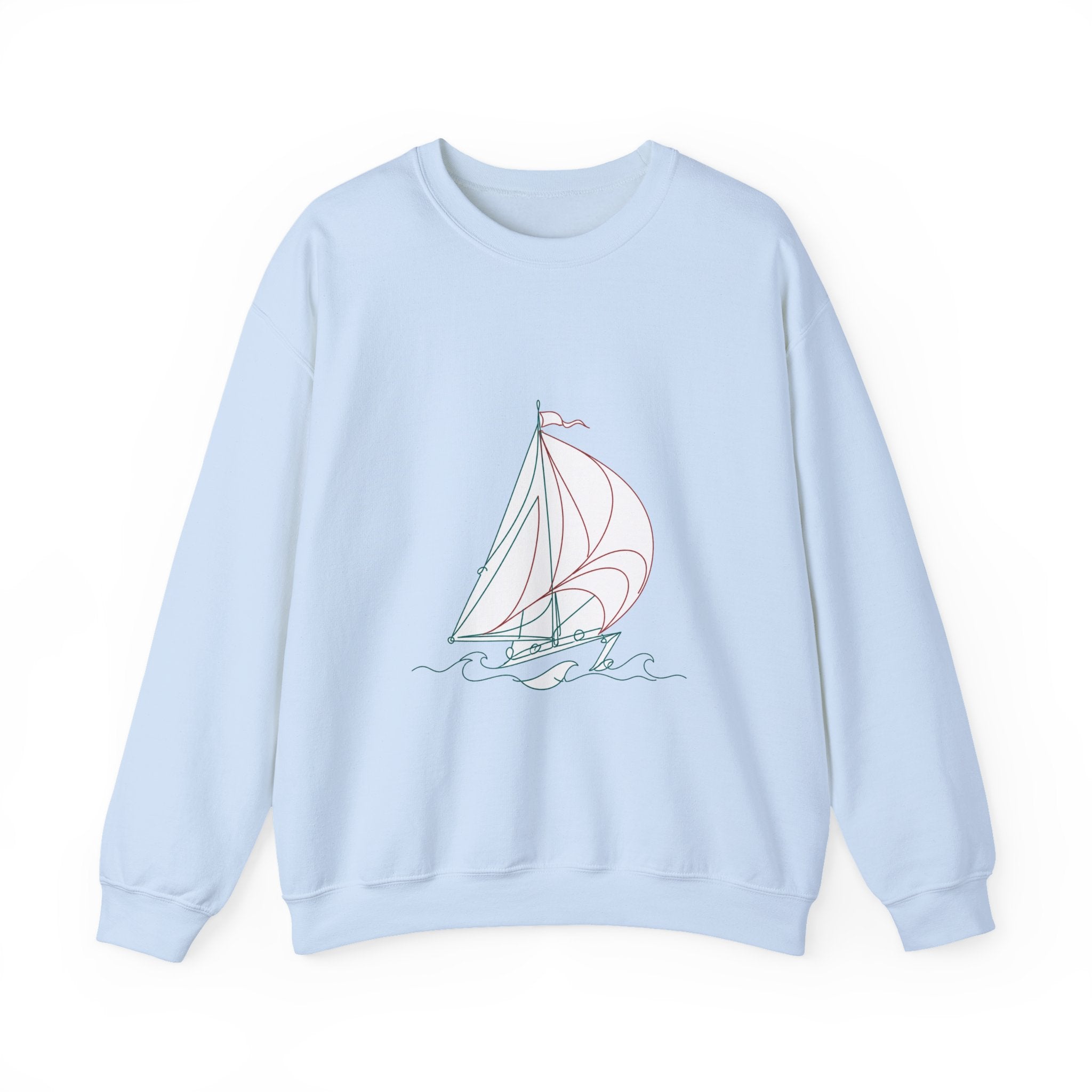 Matching Couple Sweatshirt - Anchor & Sail Matching Couple Comfort Colors Crew Minimalist Art His Hers Christmas Gift - Design B