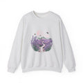 Matching Couple Sweatshirt - Lavender Fields & Canyon Matching Couple Comfort Colors Crew Hand-Drawn Art His Hers Anniversary Gift - Design A