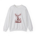 Matching Couple Sweatshirt - Bear & Deer Matching Couple Comfort Colors Crew Hand-Drawn Art His Hers Anniversary Gift - Design B