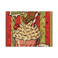 Milkshake Slide Clown Wall Art Canvas 16×20 Pop Art Living Room Decor Maximalist Print