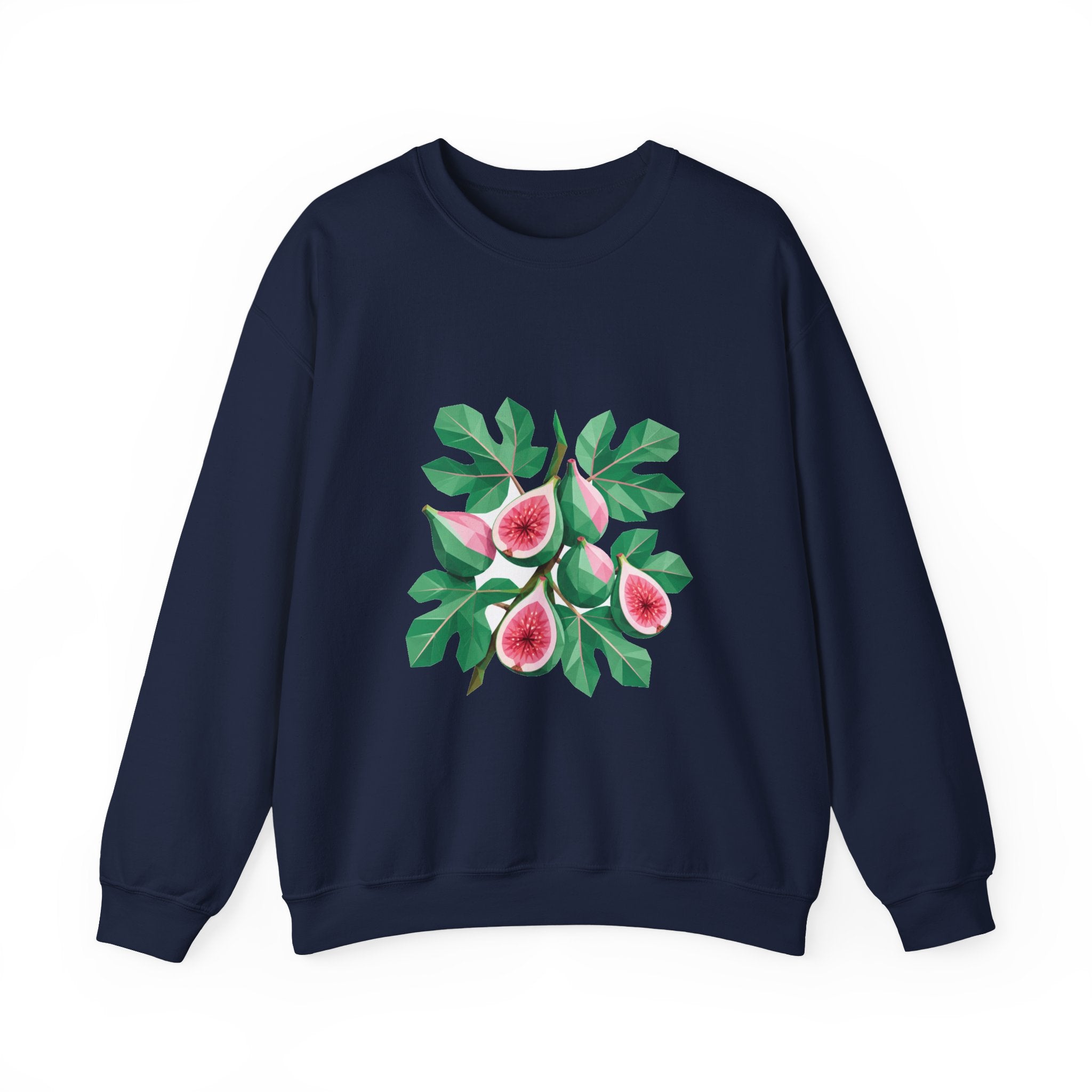 Matching Couple Sweatshirt - Olive Branch & Fig Matching Couple Comfort Colors Crew Geometric Art His Hers Love Gift - Design B
