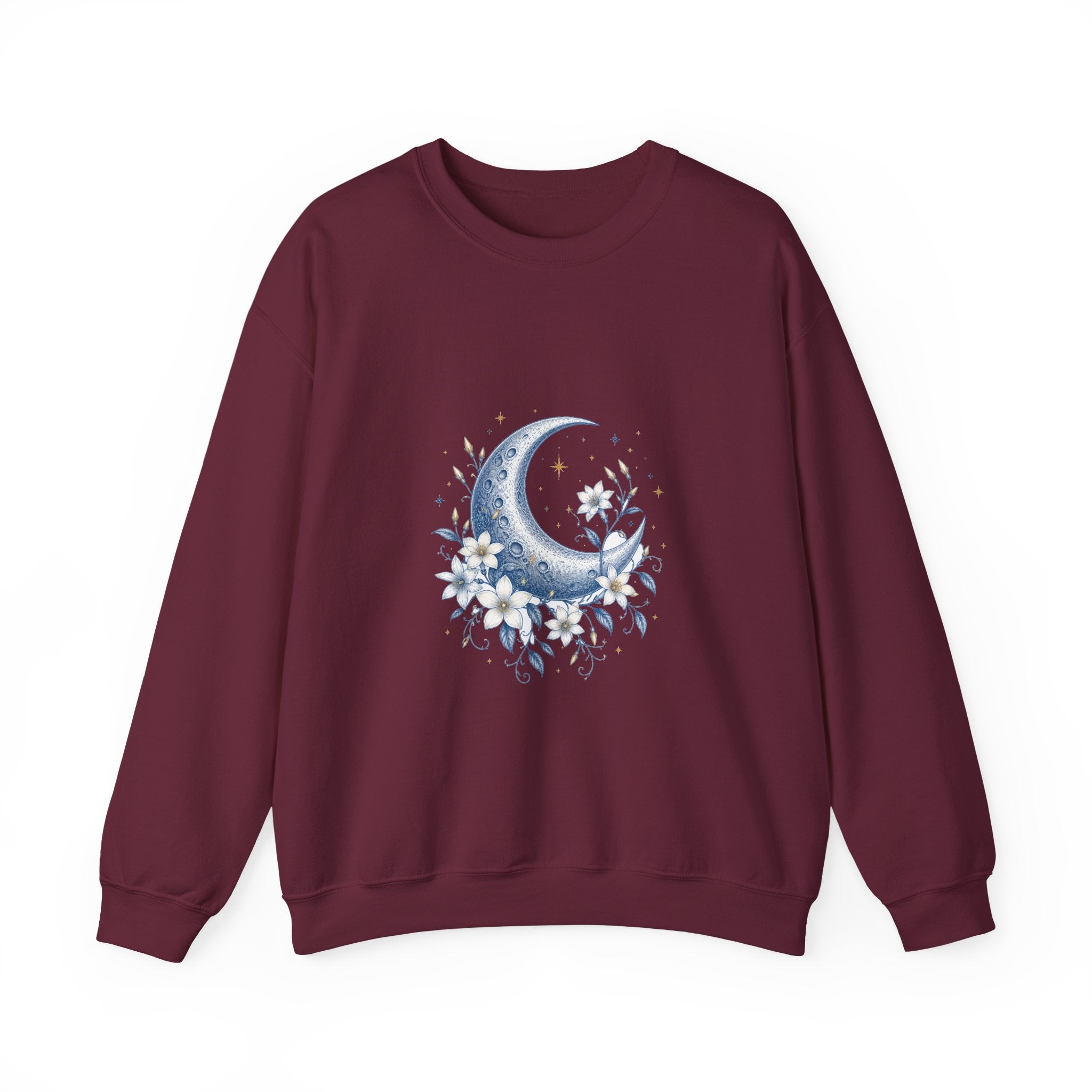 Matching Couple Sweatshirt - Sun & Moon Matching Couple Comfort Colors Crew Vintage Art His Hers Honeymoon Gift - Design A