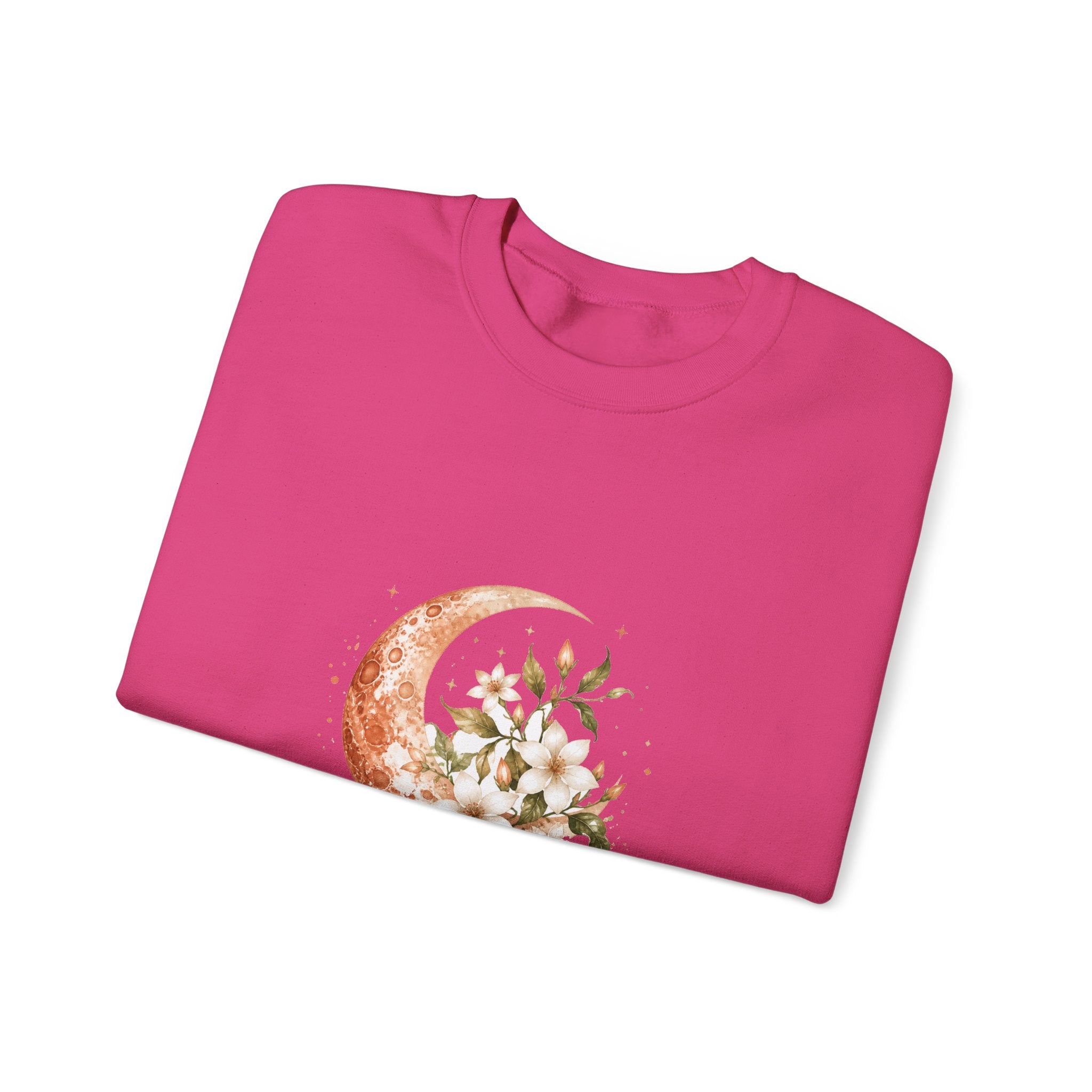 Matching Couple Sweatshirt - Sun & Moon Matching Couple Comfort Colors Crew Watercolor Art His Hers Birthday Gift - Design A