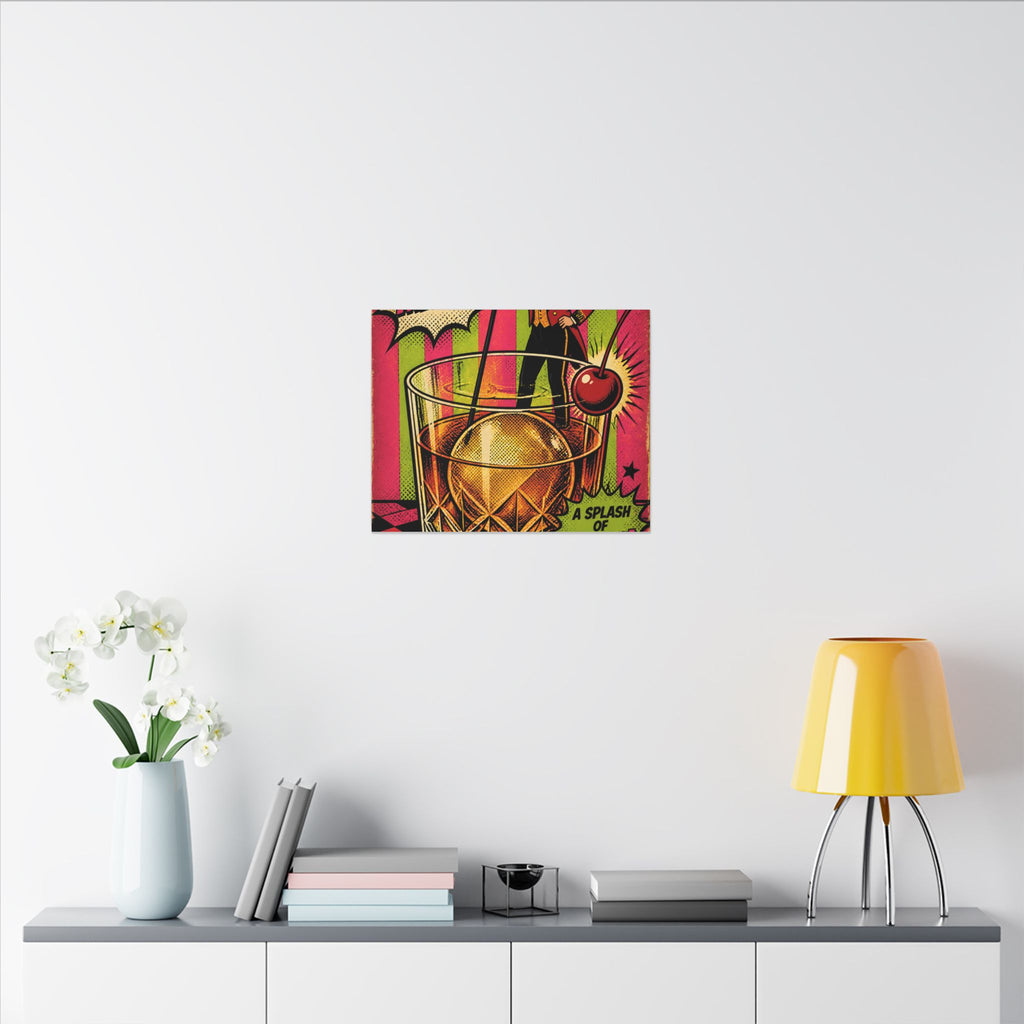 Old Fashioned Ringmaster Wall Art Canvas 24×36 Pop Art Restaurant Decor Maximalist Print
