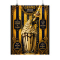Milkshake Slide Clown Wall Art Poster 24×36 Baroque Studio Decor Maximalist Print