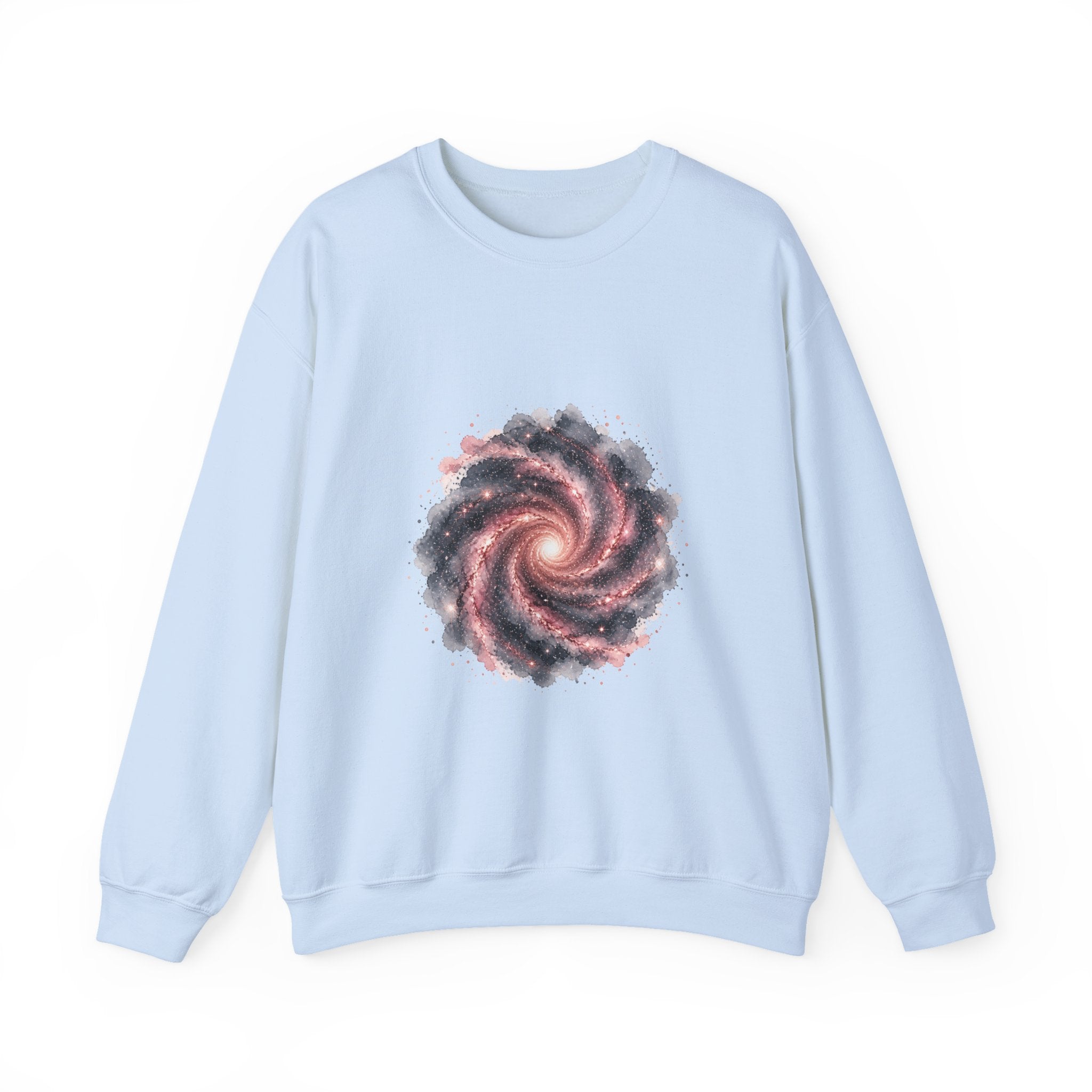 Matching Couple Sweatshirt - Galaxy & Supernova Matching Couple Premium Fleece Sweatshirt Watercolor Art His Hers Birthday Gift - Design A