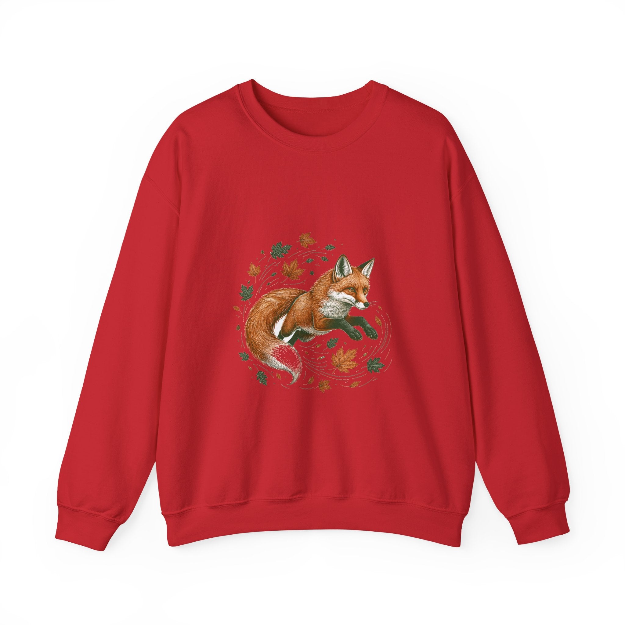 Matching Couple Sweatshirt - Fox & Rabbit Matching Couple Comfort Colors Crew Hand-Drawn Art His Hers Anniversary Gift - Design A