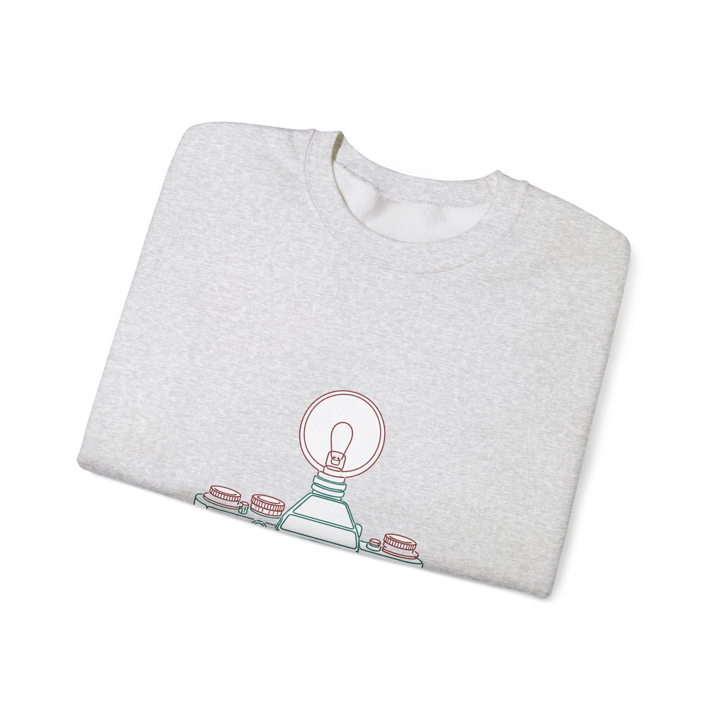 Matching Couple Sweatshirt - Camera & Film Matching Couple Premium Fleece Sweatshirt Minimalist Art His Hers Christmas Gift - Design A