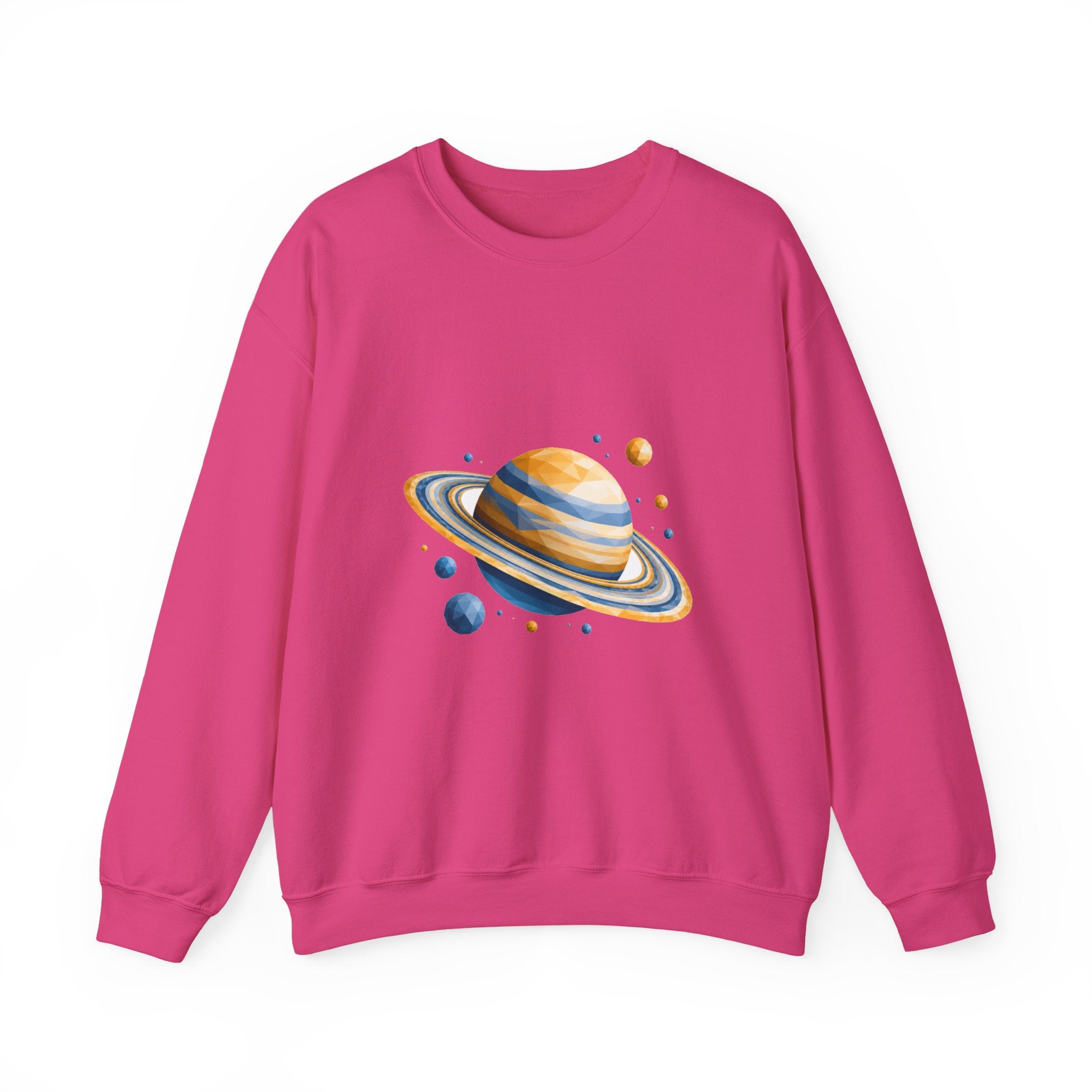 Matching Couple Sweatshirt - Saturn & Jupiter Matching Couple Comfort Colors Crew Geometric Art His Hers Love Gift - Design A