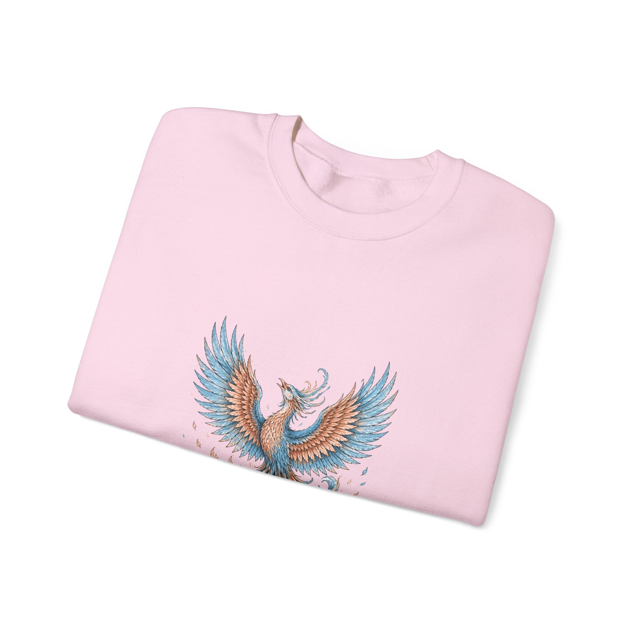 Matching Couple Sweatshirt - Dragon & Phoenix Matching Couple Premium Fleece Sweatshirt Hand-Drawn Art His Hers Anniversary Gift - Design B
