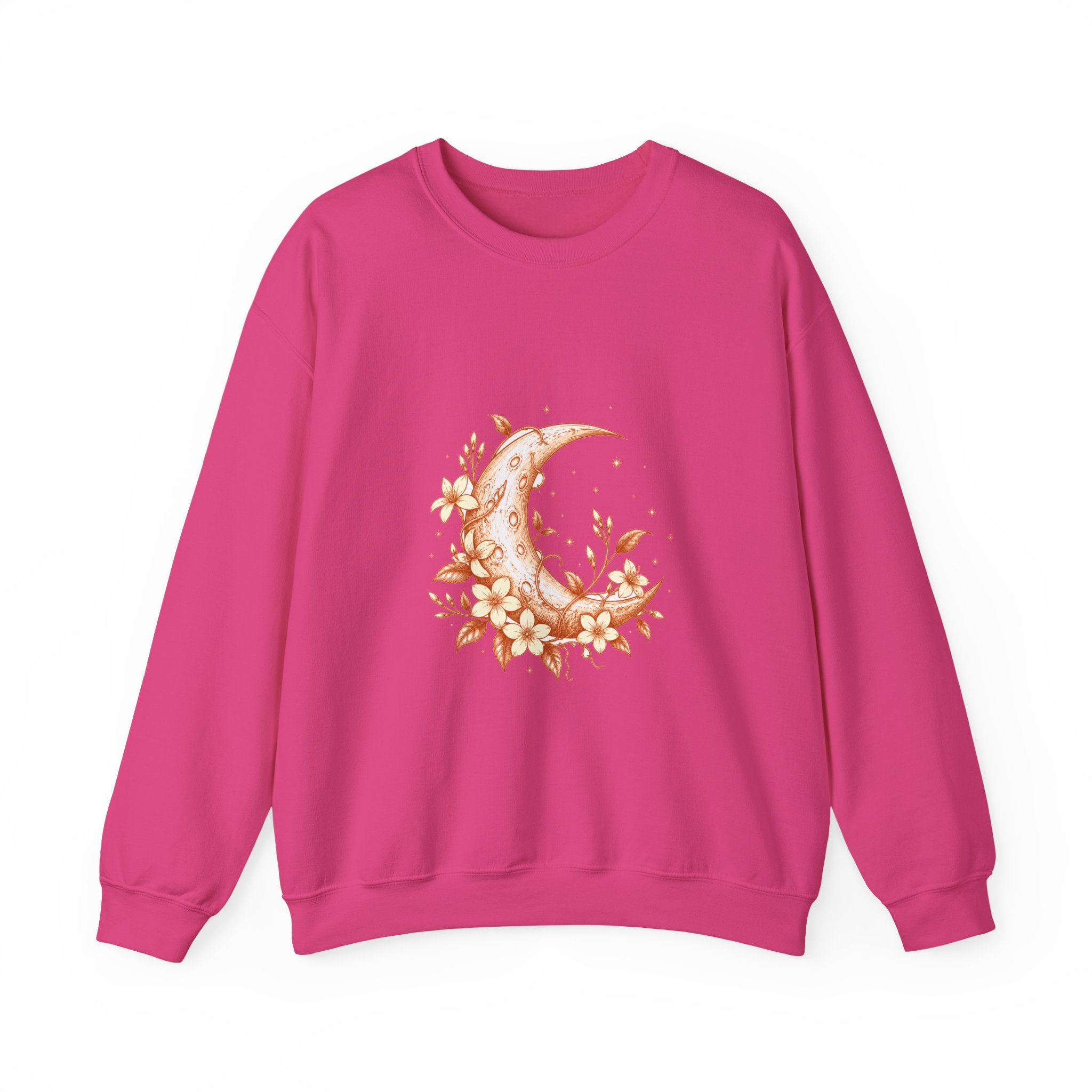 Matching Couple Sweatshirt - Sun & Moon Matching Couple Comfort Colors Crew Hand-Drawn Art His Hers Anniversary Gift - Design A
