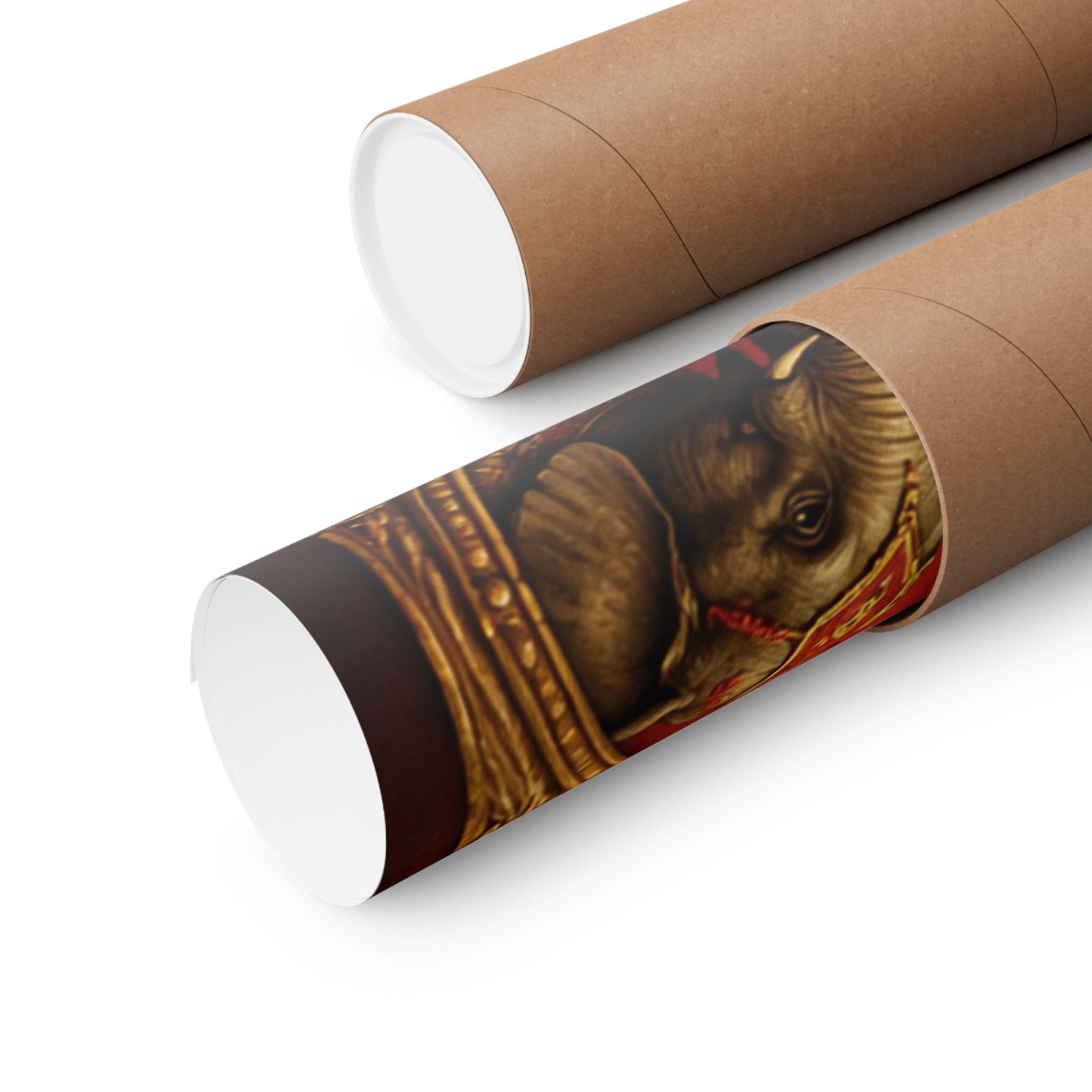 Ice Cream Cone Circus Tent Wall Art Poster 24×36 Baroque Studio Decor Maximalist Print