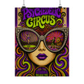 Sunglasses Circus Ring Wall Art Poster 24×36 Psychedelic Dining Room Decor Maximalist Print
